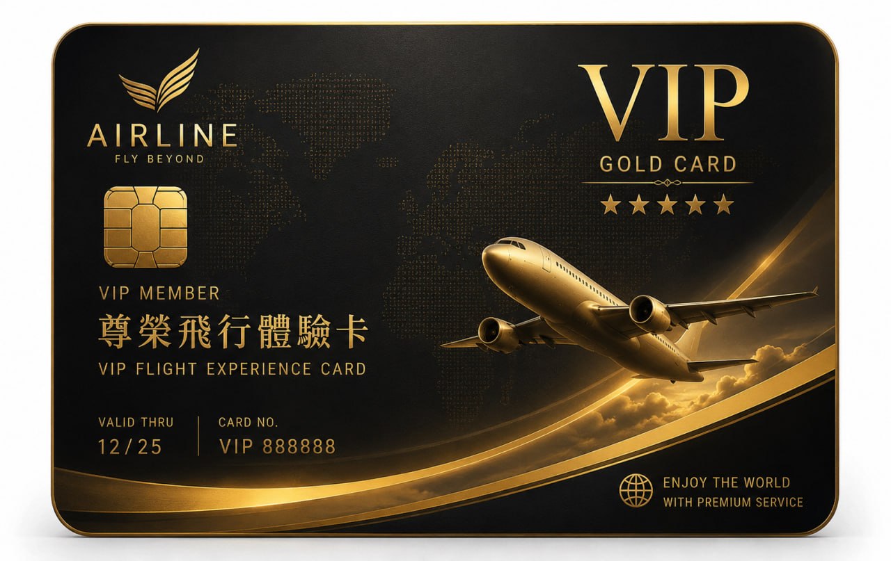 航空VIP專屬金卡